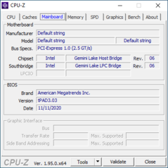 CPU-Z: Mainboard