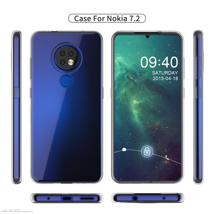 The latest case render for the Nokia 7.2. (Source: SlashLeaks)