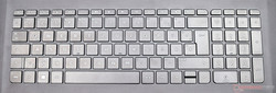 Keyboard of the HP Pavilion 17-x110ng