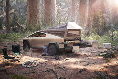 If the hints of bidirectional charging play out, this image may end up looking a lot more like glamping. (Image source: Tesla)