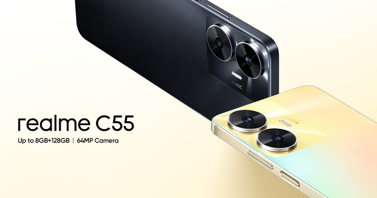 The C55's 2 color options. (Source: Realme IN)