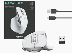 The MX Master 3S supports USB Type-C charging and has an 8,000 DPI-capable sensor. (Image source: Logitech via WinFuture)