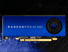 The Radeon Pro WX3200 is designed to fit the latest compact workstations. (Source: AMD)
