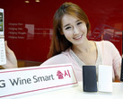 LG Wine Smart Android smartphone with clamshell design