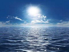 An image showing the ocean under a blue sky. (Image source: Mathias Weil, Adobe Stock)