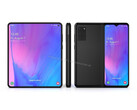 A render of the purported Galaxy Fold 2 (Image source: WindowsUnited.de)