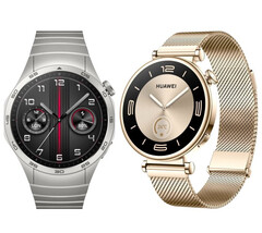 The Watch GT 4 in its 41 mm and 46 mm guises. (Image source: Huawei)