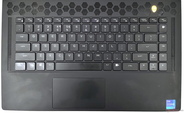 The Alienware x15 R2's keyboard and touchpad offer a decent input experience with room for improvement