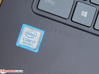 The Intel Core i7-8565U processor powers our test unit