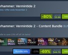 Warhammer: Vermintide 2 Steam discounts for the base game and the Content Bundle (Source: Own)