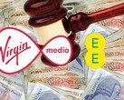EE and Virgin Media have been fined millions of pounds for mischarging early-exit fees. (Source: Own)