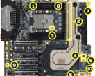 An expensive motherboard for the ultra-premium Xeon W-3175X (Image source: EVGA)