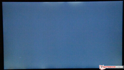Only minor backlight bleed is noticeable.