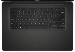 A look at the keyboard and trackpad on the Dell Vostro 5581