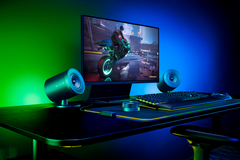 Glow-up your setup with the upcoming Razer Nommo V2 rear projection Chroma RGB speakers (Source: Razer)