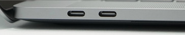 MacBook Pro Touch Bar left side