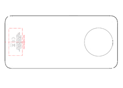This is how the Nokia X20 (TA-1341) will look from the back, according to an FCC drawing. (Image source: FCC)