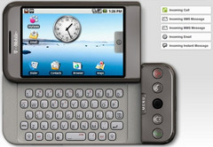 HTC Dream aka T-Mobile G1 - the first Android smartphone announced on September 23, 2008