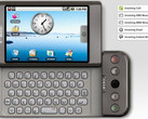 HTC Dream aka T-Mobile G1 - the first Android smartphone announced on September 23, 2008