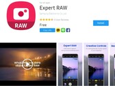 Samsung Expert RAW camera app page in the Galaxy Store marketplace (Source: Own)