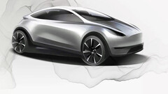 technolagy Tesla hatchback produce drawing (image: Tesla)