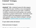 Android 10 has arrived for Moto G7 Power handsets in Brazil. (Image via Reddit user /u/paquier)