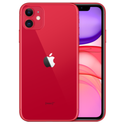 The iPhone 11 can be selected in the Product Red finish. (Image source: Apple)