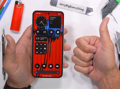 The Phone (2) receives a thumbs up from JerryRigEverything. (Image source: JerryRigEverything)
