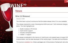 Wine 5.0 now available for download, source code also up for grabs (Source: WineHQ)