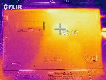 Thermal imaging in idle mode - bottom side