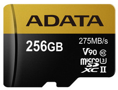 Adata launches 256 GB Premier One UHS-II U3 Class 10 SDXC card