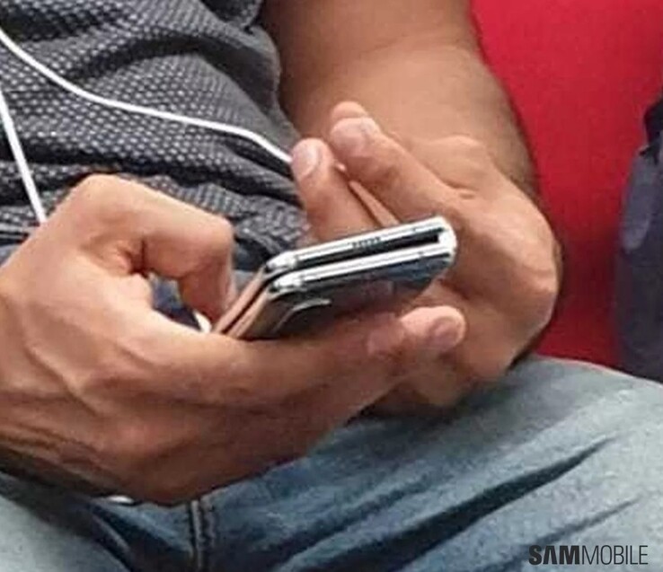 The "Galaxy Fold" reportedly snapped in India. (Source: SamMobile)