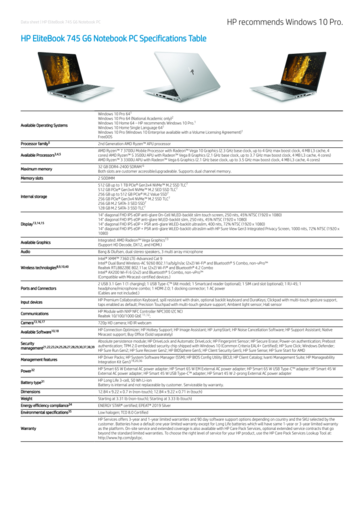HP EliteBook 745 G6 specifications
