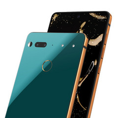 The Essential Phone PH-1 is a gorgeous mix of titanium, ceramic and glass. (Source: Essential)