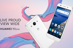 Huawei Y3 2018 Android Go smartphone with MediaTek MT6737M processor (Source: Huawei South Africa)