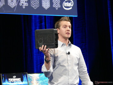 Intel briefly showed off the Ghost Canyon NUC.