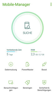 Asus ZenFone 4: Mobile Manager