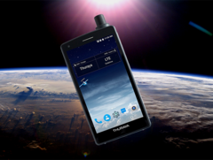 The Thuraya X5-Touch features a special satellite antenna and the phone is overall bulkier than the average smartphone due to its dedicated hardware. (Source: Android Police)