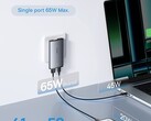Ultrathin and pocket-friendly 65 W Baseus USB-C charger with foldable plug on sale for US$42 (Source: Amazon)
