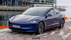 Model 3 Highland winter range testing (image: Siv Seglem/Motor)