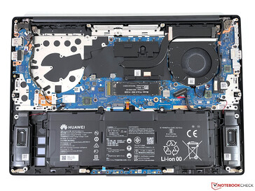 Internal construction of the MateBook D 16