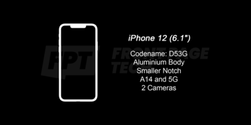 6.1-inch iPhone 12 prototype (image via FrontPageTech on YouTube)