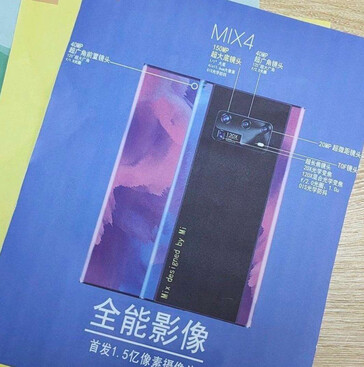 Xiaomi Mi Mix 4 promo poster. (Image source: Xiaomishka.ru)