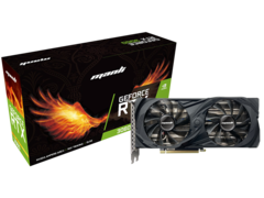 The Nvidia GeForce RTX 3060 8 GB is now official (image via Manli)
