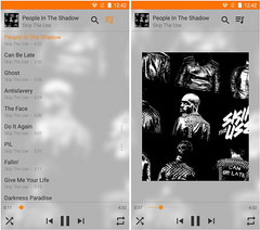 New audio player style in VLC for Android 2.5 (Source: Geoffrey Métais)