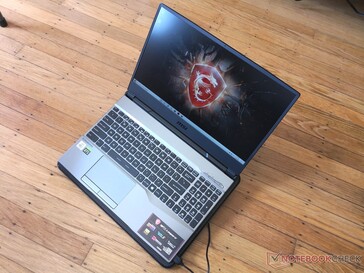 The 15.6-inch MSI GP65 gaming laptop with 10th gen Intel Core i7 and GeForce RTX 2070 was selected for this test