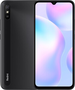 The Redmi 9AT in the black variant