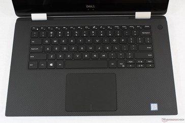 Dell omits the NumPad but gets a larger 10.5 x 8.0 cm trackpad