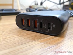 AC adapter is useful for charging multiple devices, but it's overkill for a portable monitor