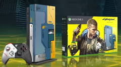Limited Edition Cyberpunk Xbox One console. (Image source: Xbox)